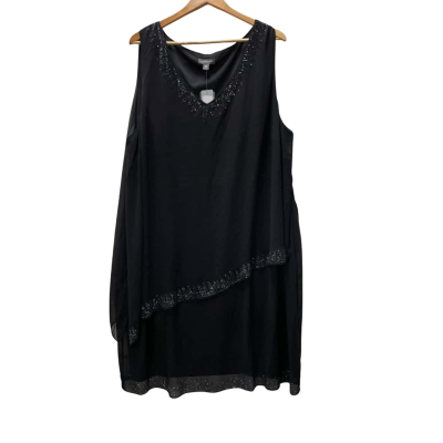 Autograph BNWT Womens  Size 22 Midi Dress Black  