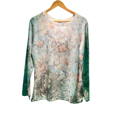 Gabriella Frattini Womens  Size 12 Long Sleeve Top Floral / Multicoloured 