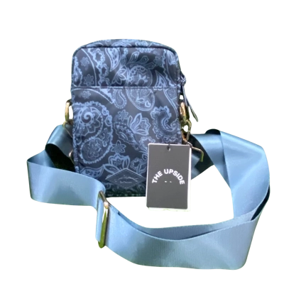 The Upside Sports CrossBody Navy Paisley