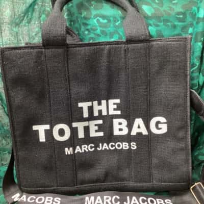 Black Tote Bag with Shoulder Strap