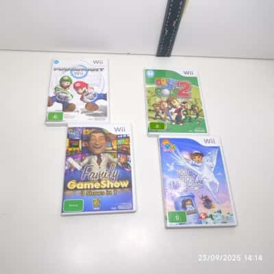 Wii Games 4 Pack PreOwned 