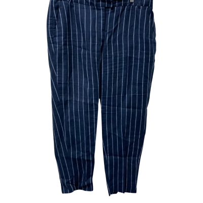Zara Womens Straight Leg striped Pants - size EUR42