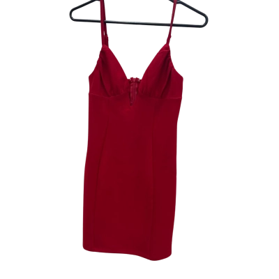 HELLO MOLLY Womens  Size 10 Red Dress 
