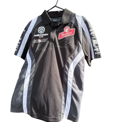 Bundaberg Mens  Size S Red racing signed shirt 