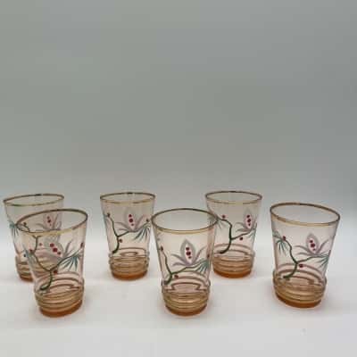 Vintage Handpainted Glasses [S#3]