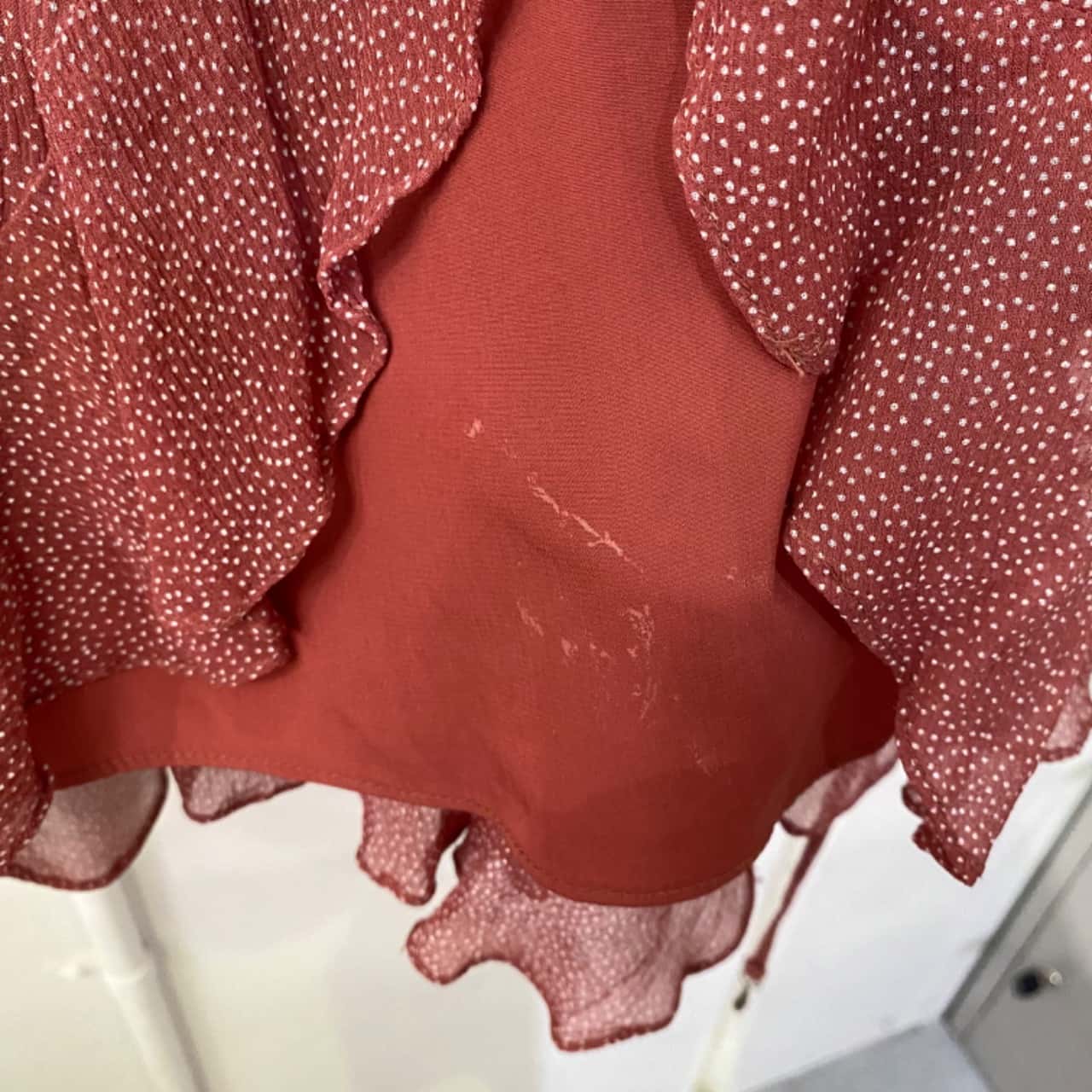 Bec & Bridge Womens Size 8 Long Sleeve / Mini Dress / Wrap Dress Other /  Pink (s) - Used Fair | Salvos Stores