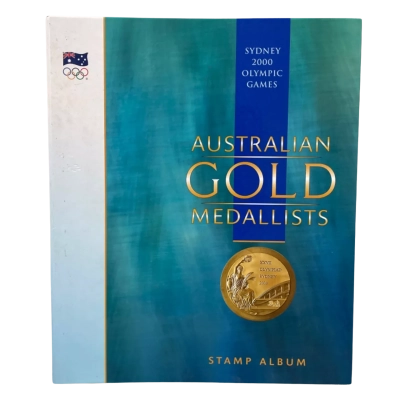 Sydney 2000 Olympics Australian Gold Medal Winners Stamp Collection and Album