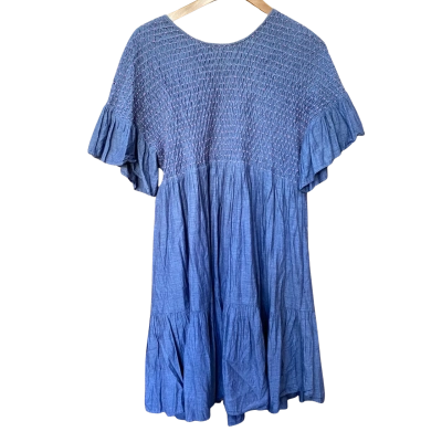 Gorman Blue/Pink Frilled Dress Size 12