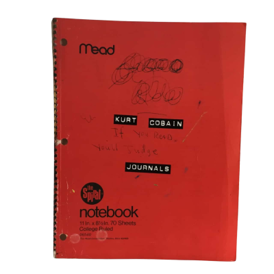 Kurt Cobain Journals Book