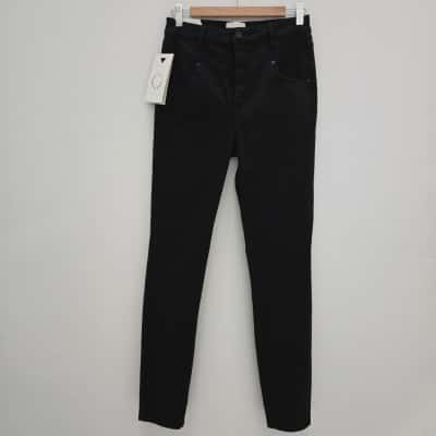 Abrand Womens  Size 10 Skinny Jeans Black  
