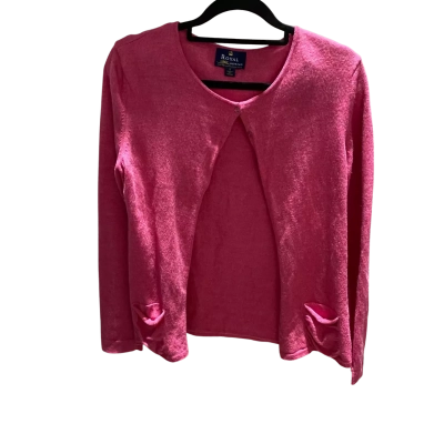  Royal Merino Womens  Size S Button-down Cardigan Pink  