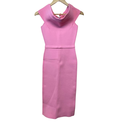 Scanlan Theodore Off Shoulder Pink Dress - Size XS