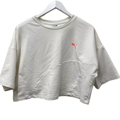 Puma Womens  Size M Cropped Top White 