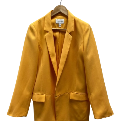 Forever New Womens Jacket Size 14 Mustard / Yellow 