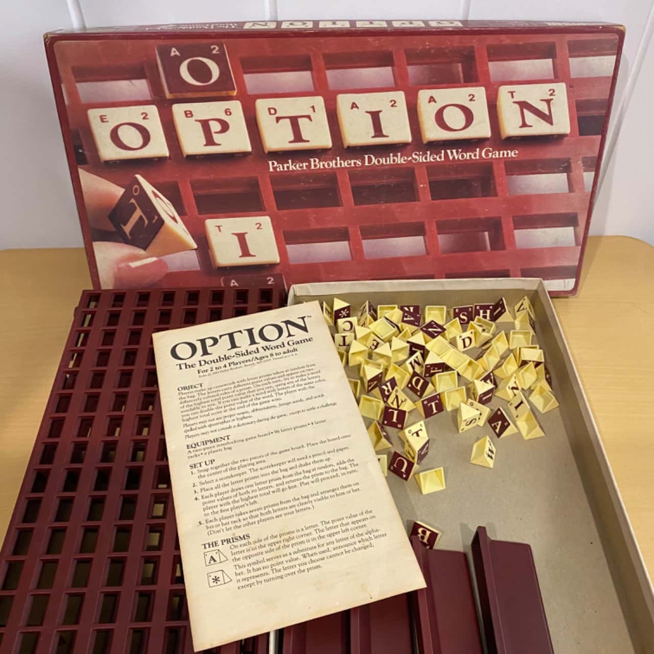 Option Board Fill In Vintage Option Board Game (c1985)