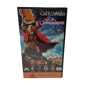 The Ten Commandments VHS