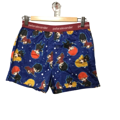 Peter Alexander Mens HARRY POTTER PJ Shorts Size XS Navy Blue 