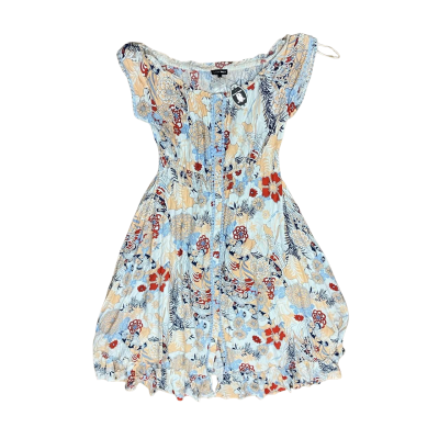 BNWT Caroline Morgan Pattern Peach Dress Size 16