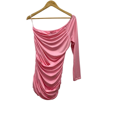 Bianca and Bridgett Women's Size 10 Off The Shoulder Dress Pink  BNWT