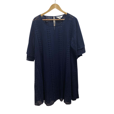 Grace Hill Womens  Size 16 Navy Dress  