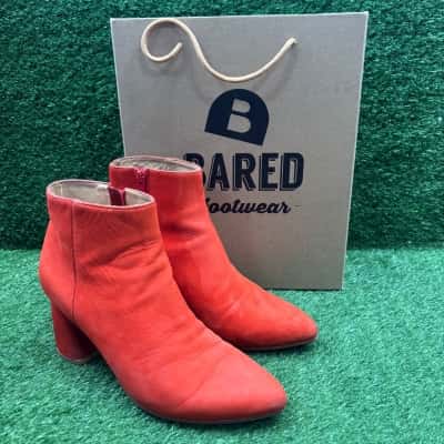 Bared Firecrest Chilli Nubuck Ankle Boots Size 38