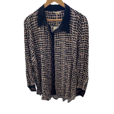 Adrift Womens Button Up Top / Long Sleeve Shirt Multicoloured 