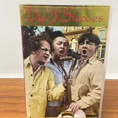 The Three Stooges 3 x VHS tapes