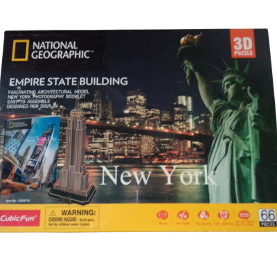 National Geographic 3D Jigsaw Puzzle 66 Pieces