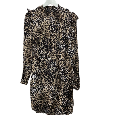 Decjuba Womens  Size 8 Long Sleeve Dress Animal print 