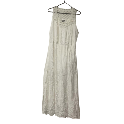 Womens City Chic  Size L Maxi Dress White 