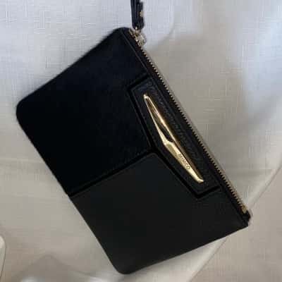 MIMCO "Majesty M Pouch" Clutch in Black 