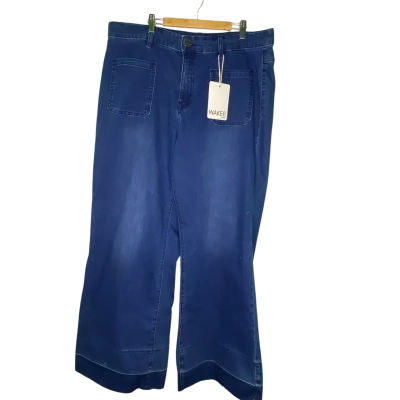 Wakee Womens  Size 18 Wide Leg Jeans Blue 