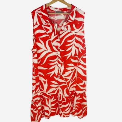 Suzannegrae - Red Sleeveless Dress (Size 20)