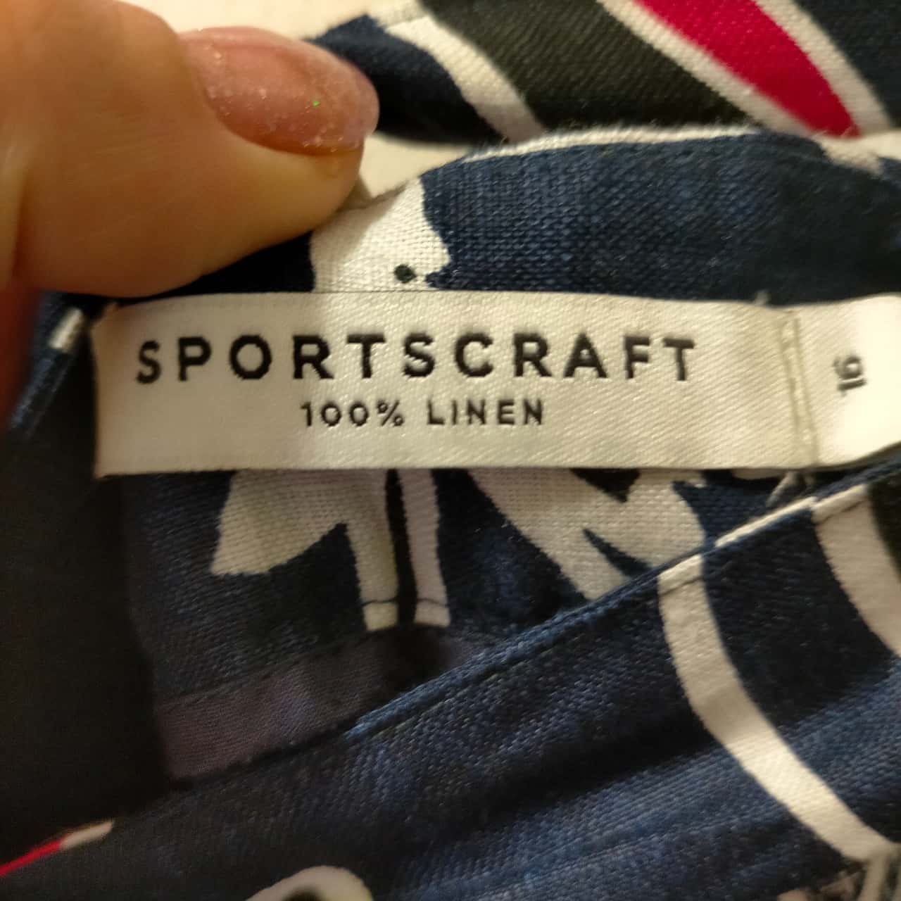 Sportscraft Size 16 Linen Summer Skirt VGUC(s)