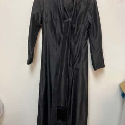 Hartnels Womens  Size 12 Swing Coat / Trench Coat Black  