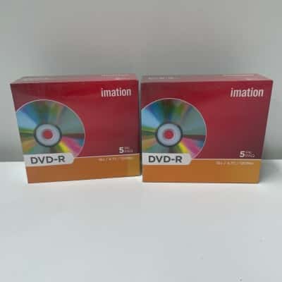 Imitation blank DVDs new 2x 5 packs