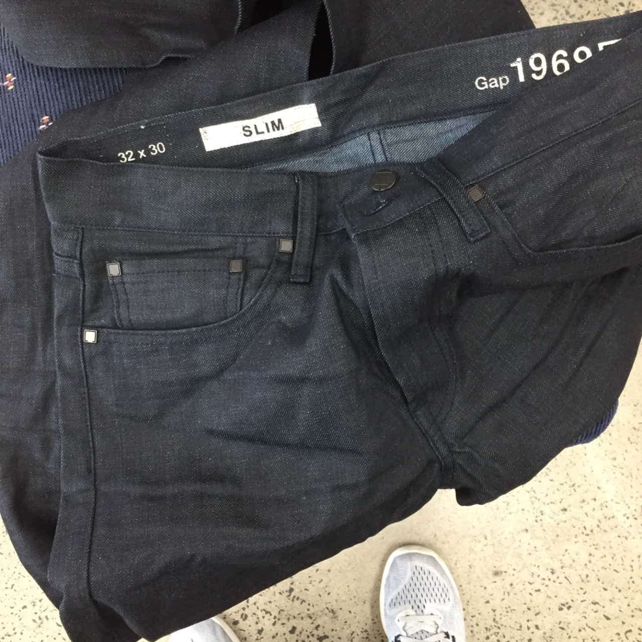 Mens Gap 1969 Slim Fit Cotton Jeans 