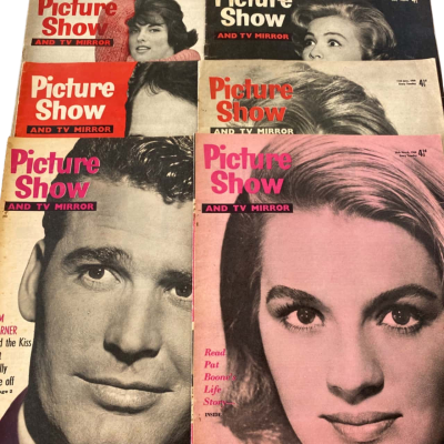 Picture Show and TV Mirror (1960) Pack of 6