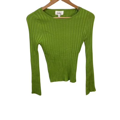 BNWT Feather and Noise Womens Size 10 Long Sleeve Shirt Green 