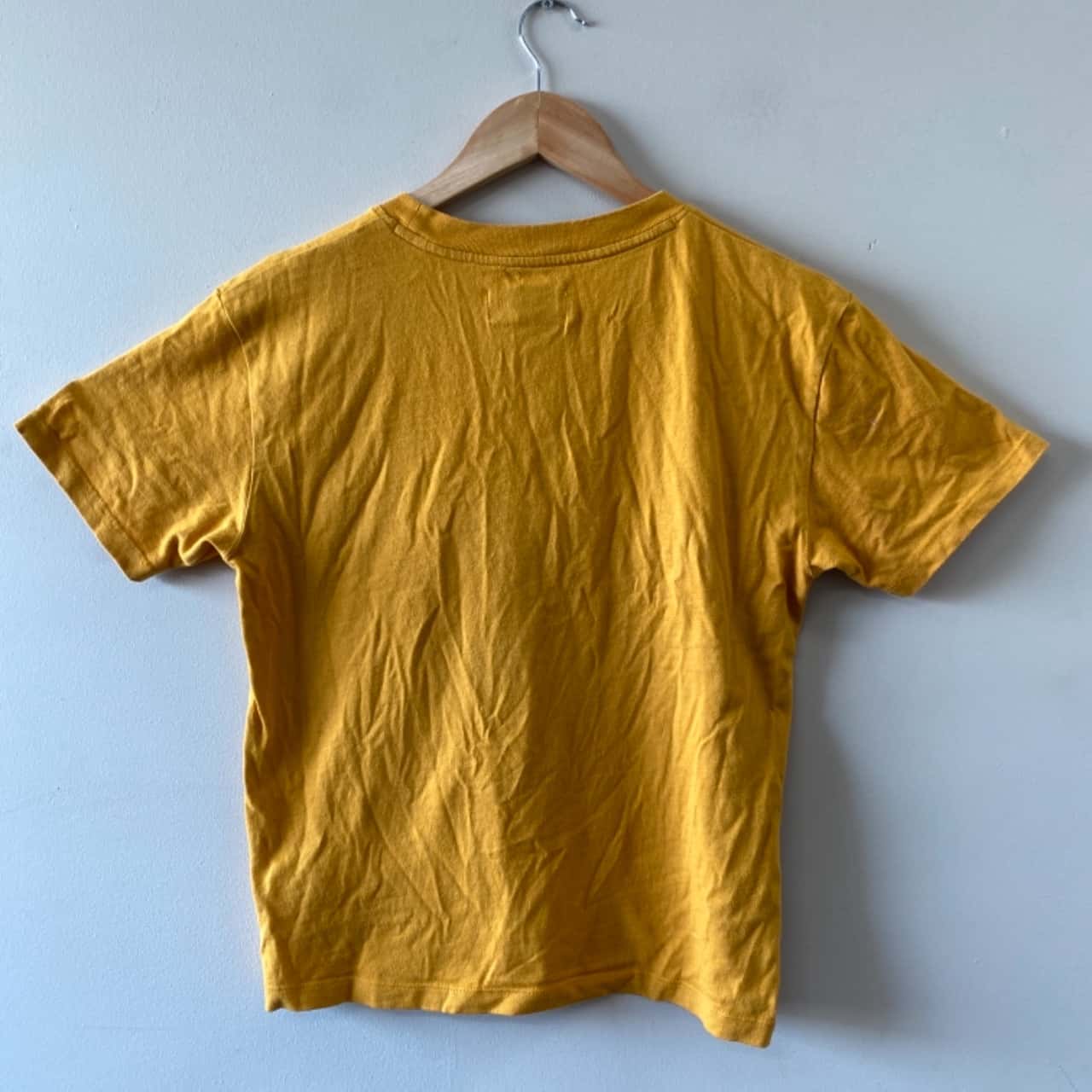 Wrangler Boy's Size 8 Mustard T-Shirt With Wrangler Logo(s)