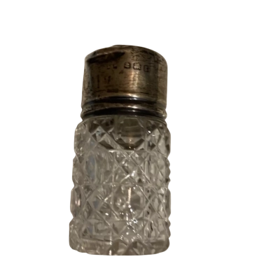 Antique Cut Glass Smelling Salts Bottle 