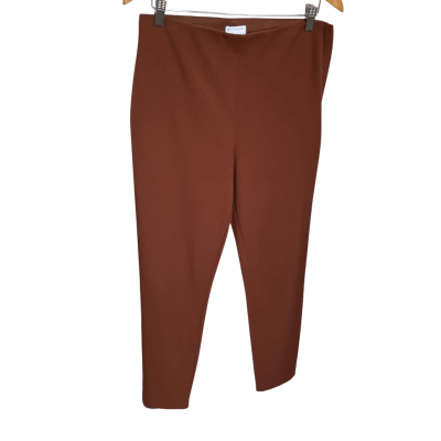 Witchery Womens  Size 12 Straight Leg Pants rust Brown 