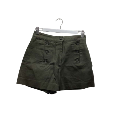 Witchery Size 8 Green Cotton Shorts Like-New
