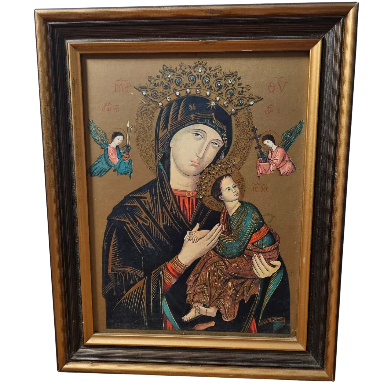 Virgin Mary, Our Lady of Perpetual Help Framed Print