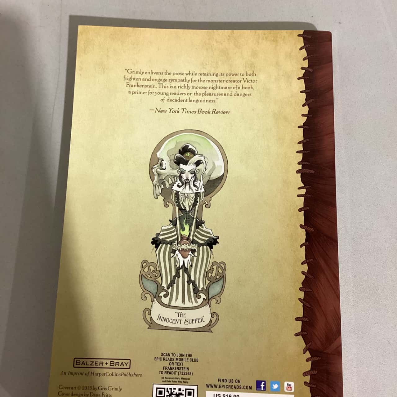 Gris Grimly s Frankenstein Graphic Novel s Used Very Good Salvos 