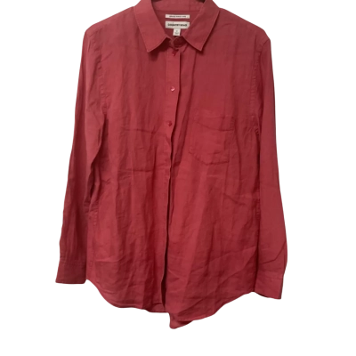 Unisex Country Road  Size 12 Long Sleeve Shirt Coral 