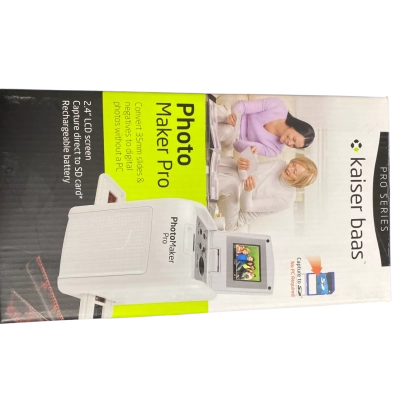 Kaiser baas. Photo maker pro. Converts 35mm to digital images.