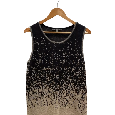 Liz Jordan Womens  Size L Black  / Gold / Pattern 