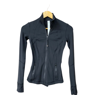Lululemon, Womens, Size 0 (4-6) Black, Define Jacket Nulu(s)