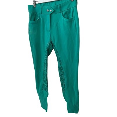 Super horse  Womens  Size 14 Performance Pants Green / Teal 